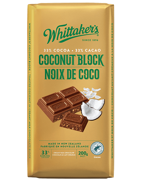Whittaker's Coconut Block, 200 Gram