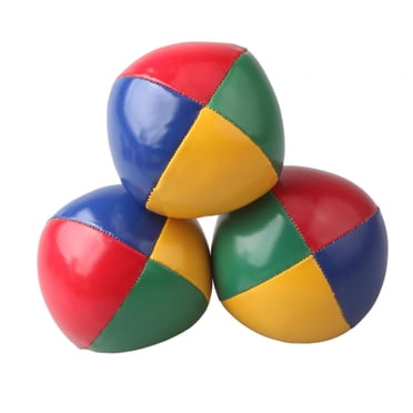 Xuanheng 3 Pieces Juggler Balls Funny Juggle Balls for Backyard Entertainment Training Multi