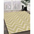 thumbnail image 3 of Ahgly Company Tapis Rond Lavable en Machine Intérieur Transitionnel Jaune Soleil, 5 Pieds Rond, 3 of 7