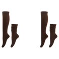 thumbnail image 4 of mmirethe 2piece Embrace Active Lifestyle With Polyester Made Slouch Socks Breathable Coffee 2Set, 4 of 6