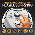 thumbnail image 2 of Granitestone Big Boss 16Qt Large Glass Air Fryer Non Toxic Family Sized Large Halogen Oven Cooker Air Fryer, 2 of 8