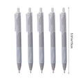 thumbnail image 3 of Gel Pens 0.5mm Fine Point Black Ink | 5 Pack Smooth Writing Frosted Non-Slip Grip | Multicolor Professional Office Journal Note Pens | Durable Clip | 2ml Each | 15cm Size | Gift Set, 3 of 6