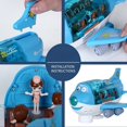thumbnail image 5 of Toy Airplane For Kids, Bump And Go Action, Toddler Toy Plane With LED Flashing Lights, 5 of 5