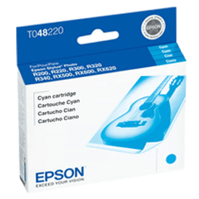 ~Brand New Original EPSON T048220 INK / INKJET Cartridge Cyan for Epson Stylus Photo R320