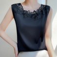 thumbnail image 2 of Timegard Camisoles pour Femmes Mode Tendance Col Rond Sans Manches Chandails Décontractés Hauts de Couleur Unie, 2 of 3