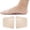 Beige, variant on Flat Arch Support Pads Soft Silicone Massage Insoles For Foot And Comfort