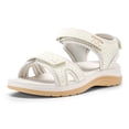 thumbnail image 1 of FitVille Women's Wide Arch Support Sandals Adjustable Ankle Strap Flat Sandals For Women, 1 of 6