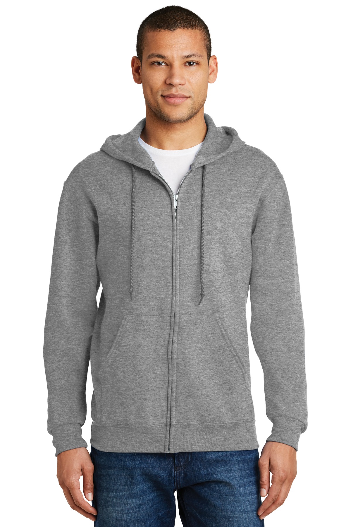Jerzees Men's long Sleeve NuBlend Full-Zip Hooded Sweatshirt - 993M