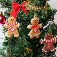thumbnail image 3 of 12pcs Gingerbread Man Ornaments, Lovely Interesting Gingerbread Man Hanging Decors, 3 of 5