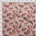thumbnail image 4 of oneOone Georgette Viscose Rose Pink Fabric Florals Sewing Craft Projects Fabric Prints By Yard 42 Inch Wide, 4 of 4