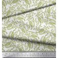 thumbnail image 3 of Soimoi Rayon Crepe Fabric Leaves & Paisley Block Print Fabric by Yard 46 Inch Wide, 3 of 3