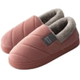 thumbnail image 2 of Chaussons d'Hiver Unisexes pour la Maison Semelle Épaisse Chaussons en Peluche Chauds, 2 of 9