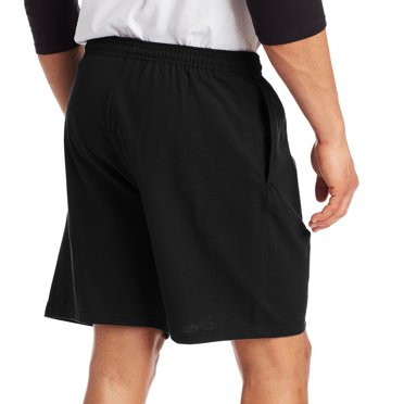 Hanes 78715906559 8790 - 8990 Mens Jersey Short, Black - 3XL