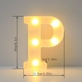 thumbnail image 3 of Light Up Letters Led Bar Lights & Signs Alphabet Led Letter Lights Up White Plastic Letters, Hanging On A-M& White Led Lights, 3 of 3