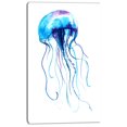 thumbnail image 2 of Grande Méduse Bleu Clair - Impression sur Toile d'Art Animalier, 2 of 3