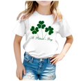 thumbnail image 1 of Kcodviy T-Shirt pour Enfants Imprimé à Col Rond T-Shirt pour Enfants à Manches Longues T-Shirt à Manches Courtes Hauts pour Filles pour Garçons et Filles, 1 of 4