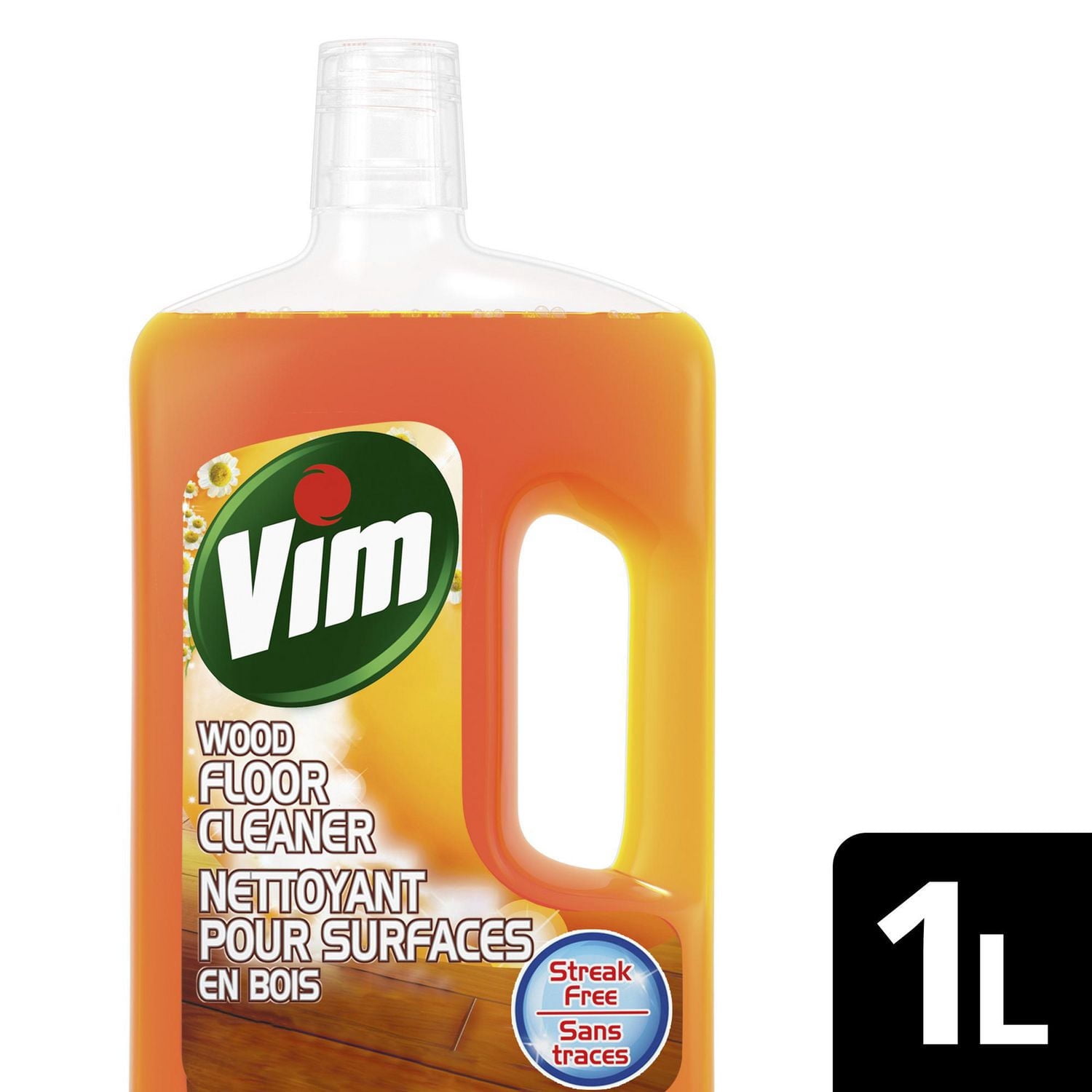 Vim Nettoyant pour Surfaces en Bois, Parfum Frais, 1L