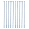 thumbnail image 2 of 10 Pcs Lengthened Half Thread Screws Hex Half Tooth Screw Carbon Steel Half Threaded For Gasoline Generator Gasoline Pump, 2 of 8
