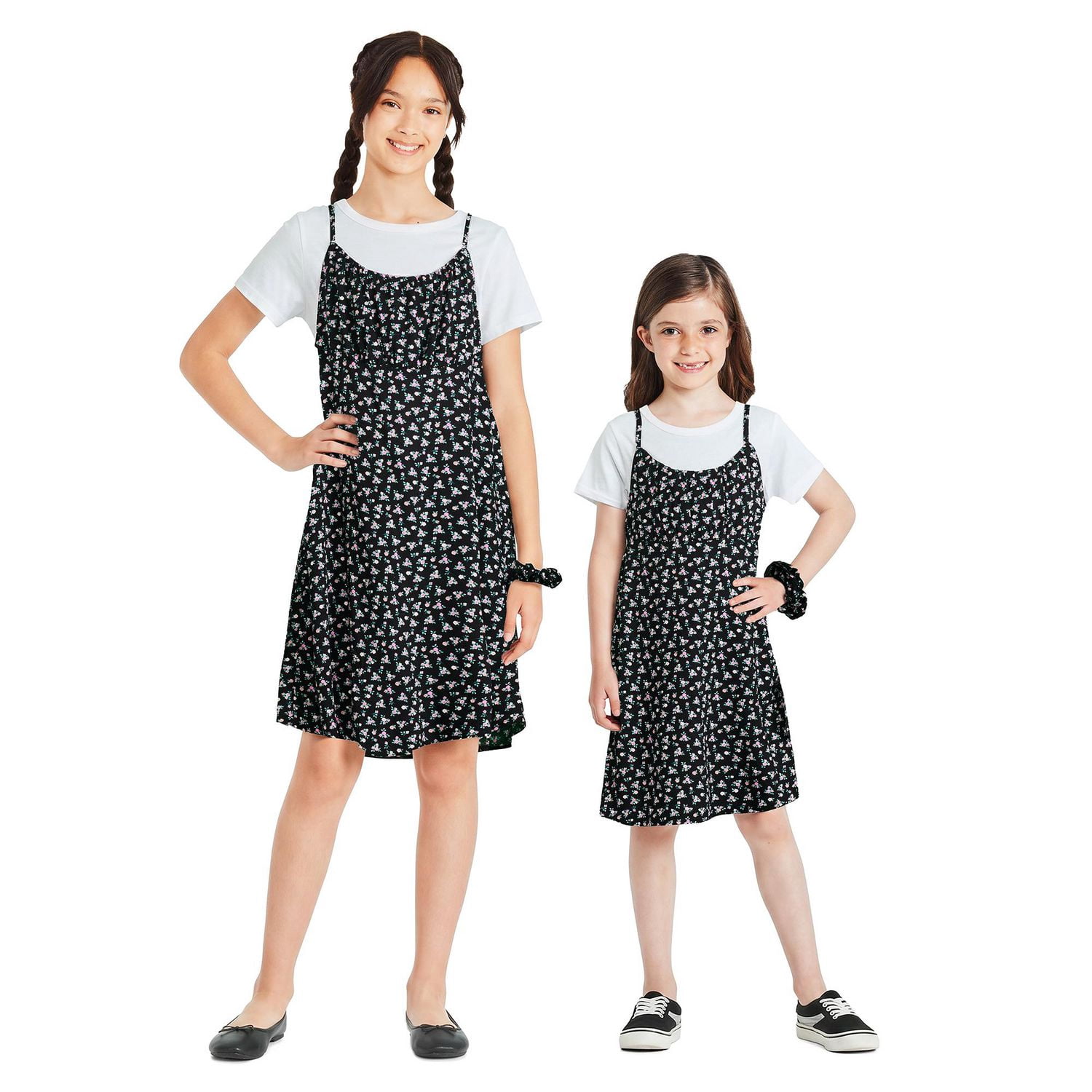 George Girls' Three Piece T-Shirt and Dress Set