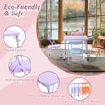 thumbnail image 3 of Maison Classique Kids Folding Table and Chairs Set, Set of 5 – Pastel, 3 of 8