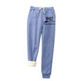 thumbnail image 1 of Womens' Warm Legging plus Size 50% Off on Clearance Printed Leggings With Elastic Drawstring Pockets And Thick Insulation Pants, 1 of 5