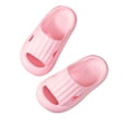 thumbnail image 3 of UKAP Kids Shower Slippers Backless Slide Sandals Flat Water Shoes Home Clogs Comfort Pink 10C, 3 of 6