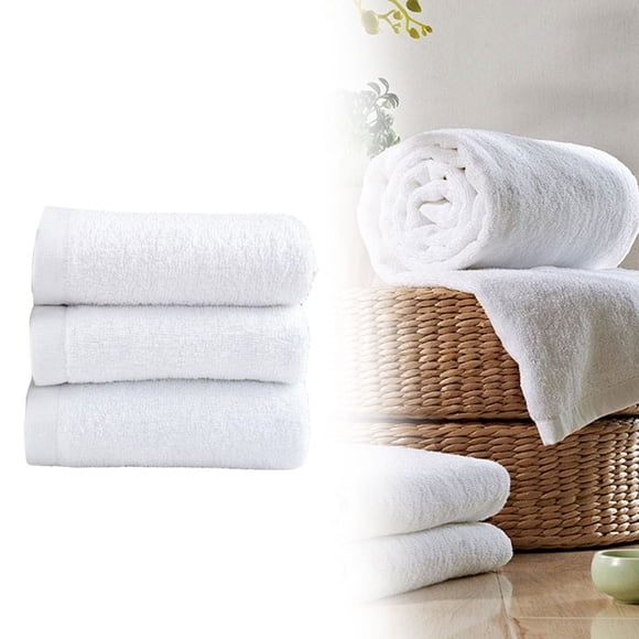 WHEANG Clearance Washcloths Hotel 32*70cm 1Pc White Towel Cotton Hand Soft Bath Towels Bathroom Products