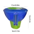 thumbnail image 3 of 8-Inch Floating Pool Chemical Dispenser, Heavy Duty PVC Chlorinator with Adjustable Vent, Portable Swimming Pool Dosing Device for In-Ground Above Ground Pools Spas, 3 of 6