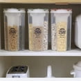 thumbnail image 2 of Contenants de Rangement Alimentaires en Plastique Boîte de Rangement en Plastique Transparente Boîte de Rangement pour Aliments Secs Boîte de Rangement Contenant Boîte Contenants en Plastique pour le Rangement des Aliments Contenants de Rangement pour Produits Secs, 2 of 4