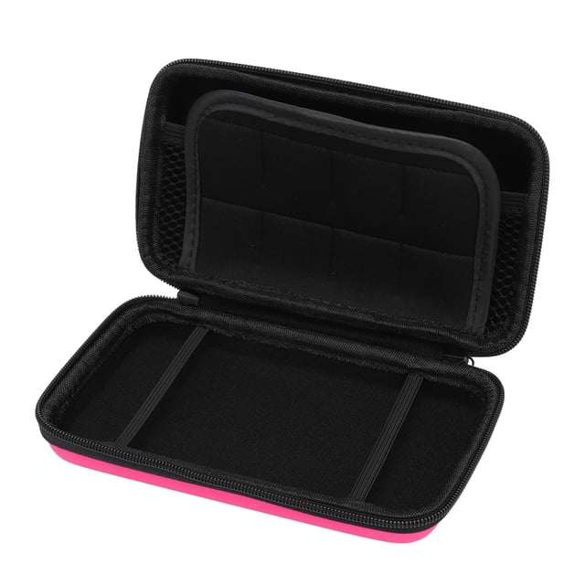 Carrying Case Compatible with for New 2DS XL 2DS LL for New 3DS 3DS, Water Resistant, Hard Shell Travel Bag with 8 Game Slot, Portable Console Protective Pouch