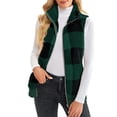 thumbnail image 2 of Innerwin Waistcoat Zip Up Ladies Fleece Vest Work Sleeveless Lightweight Sherpa Jacket Navy Blue 2XL, 2 of 6