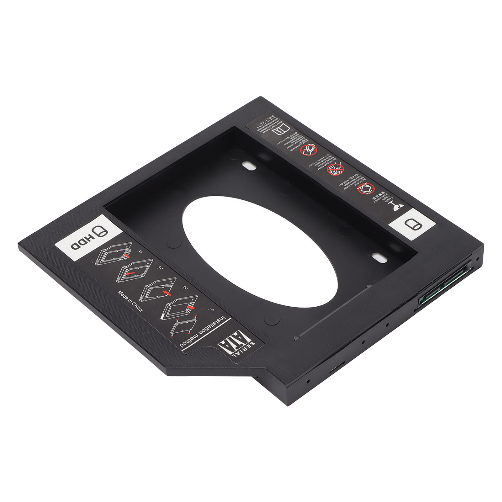 SSD Converter, ABS Hard Drive Caddy Tray Wide Compatible  for Office for Home