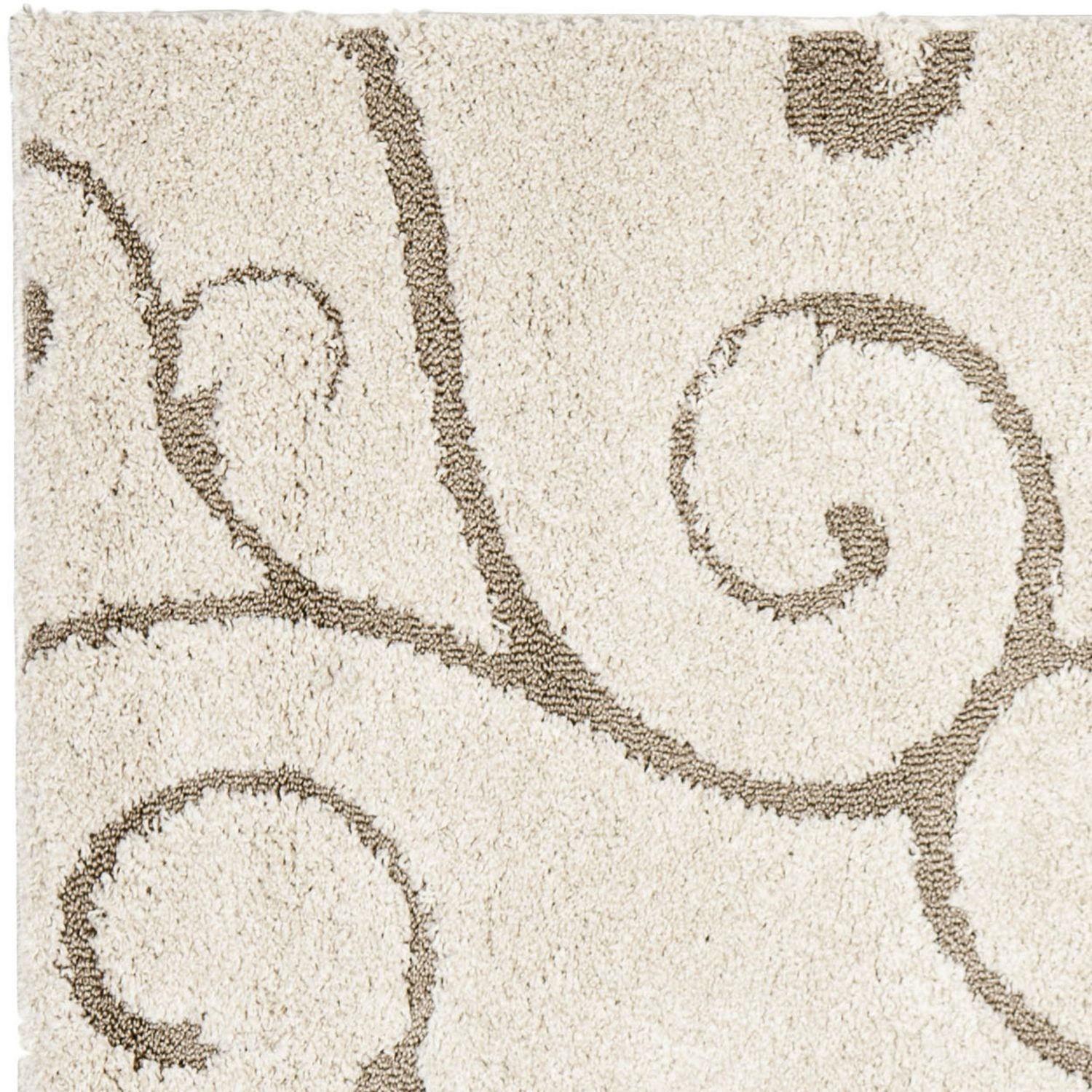 SAFAVIEH Florida Douglas Floral Vines Shag Area Rug