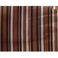 thumbnail image 4 of oneOone Georgette Viscose Rust Brown Fabric Stripes Craft Projects Decor Fabric Printed By The Yard 42 Inch Wide, 4 of 4