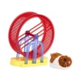thumbnail image 3 of HILABEE Electric Simulation Plush Toy Accessories Fun Kids Pet Toy with Wheel Runner Simulated Hamster, 3 of 9