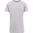 thumbnail image 1 of Build Your Brand Mens Shaped Long Short Sleeve T-Shirt, 1 of 3