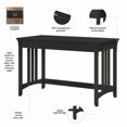 thumbnail image 3 of Bureau d’écriture 48L Salinas de Bush Furniture, noir vintage, 3 of 5