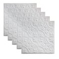 thumbnail image 1 of Great Lakes Tin 2ft x 2ft Matte White Ceiling Tiles 5 Pack, 1 of 6