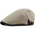 thumbnail image 4 of LinYooLi Newsboy Cap Spring Summer Sun Hat Adjustable Solid Ivy Flat Cap Men Women Beret Breathable Cotton Beret Hat, 4 of 7