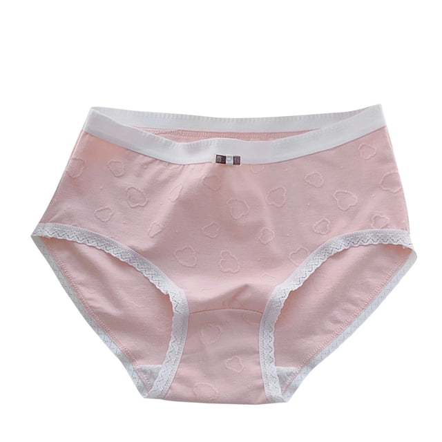 Ultra-Soft Cotton Imitation Girls Underwear - Breathable Mid Rise Hypoallergenic Panties (3-15Y)