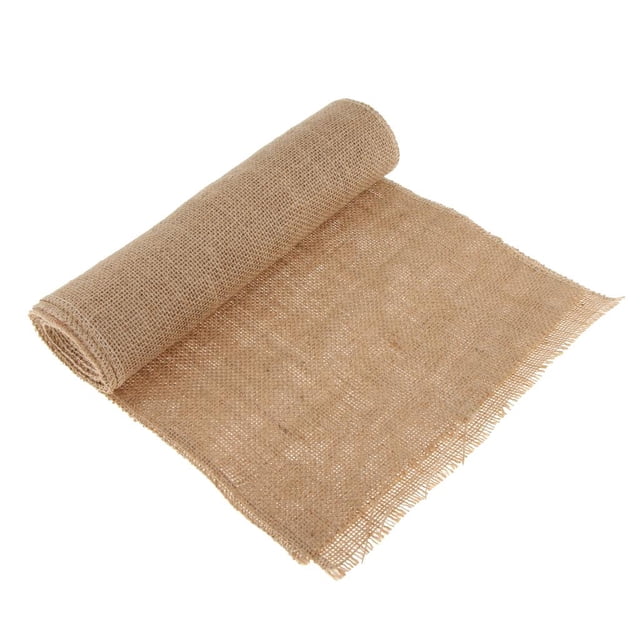 jifeng Ruban jute Pays 28 cm Ruban de table 3,5 M, Chemin de table en