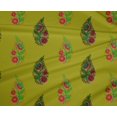 thumbnail image 4 of oneOone Polyester Lycra Fabric Leaves & Floral Block Print Fabric By The Yard 56 Inch Wide, 4 of 4