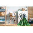 thumbnail image 2 of Ahgly Company Tapis d'Intérieur Rectangulaire Transitionnel Vert Émeraude Profond Lavable à la Machine, 7 Pieds x 9 Pieds, 2 of 7