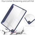 thumbnail image 5 of KOMI Tablet PC Case Case Compatible with Lenovo Tab M10 Plus (Gen 3 2022) 10.6"Tablet Case, TPU Slim Cover Auto Wake/Sleep Smart Case with Clear Transparent Back Shell Back tablet protection Dark Blue, 5 of 5