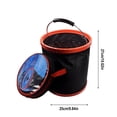 thumbnail image 3 of Danhjin Water Pail Car Wash Bucket Portable Multifunctional 2000D Cloth Highest Grade Folding Bucket Car Water Bucket 12L, 3 of 6