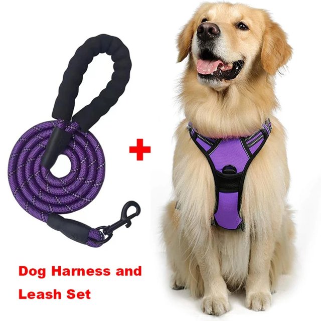 OUTAD Vest Nylon Chest Strap Small Dog Cat Halter Harness Lead For Large Dog And Cat Durable High Quality Nylon Pet Leash