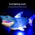 thumbnail image 4 of IBaodan Offre à Durée Limitée Jouets Musicaux Requins Haute Simulation Requins Jouets de Piscine Requins Électriques Jouet avec Musique Colorée et Lumière Excellent Cadeau Jouets pour Garçons et Filles de 6+ Ans Plastique Bleu, 4 of 6