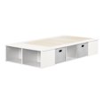 thumbnail image 2 of South Shore Flexible Twin Storage Platform Bed with Baskets, in Pure White, 2 of 9