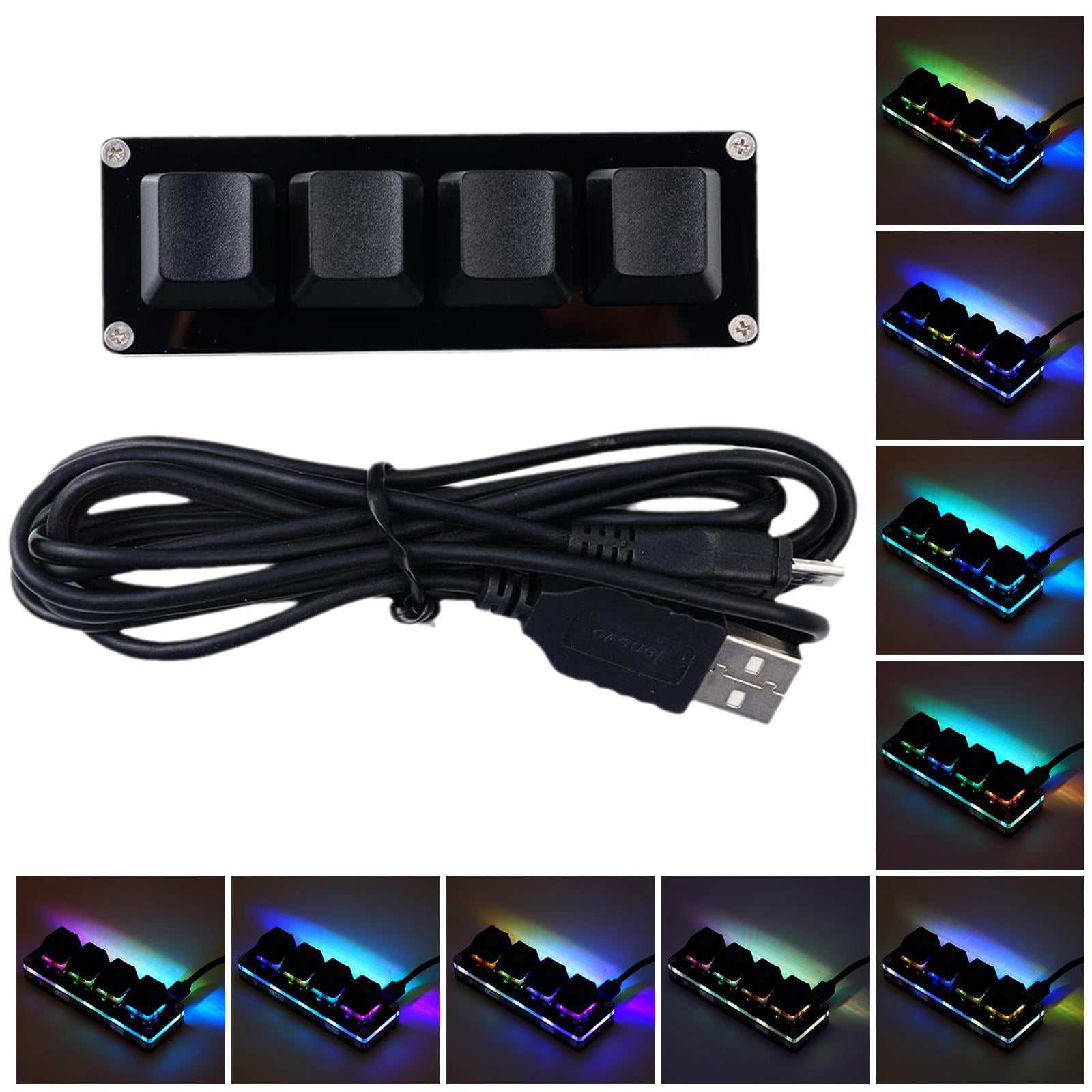4Key Gaming Keyboard Programming Macro keypad Mechanical Keyboard R8W6 F5V4