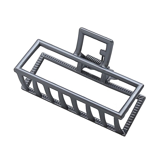 maskred Pinces à Griffes Mode Grand Style Simple Pratique Style Simple Accessoires Exquis Barrettes pour Femmes Noir/rectangle 1Ensemble